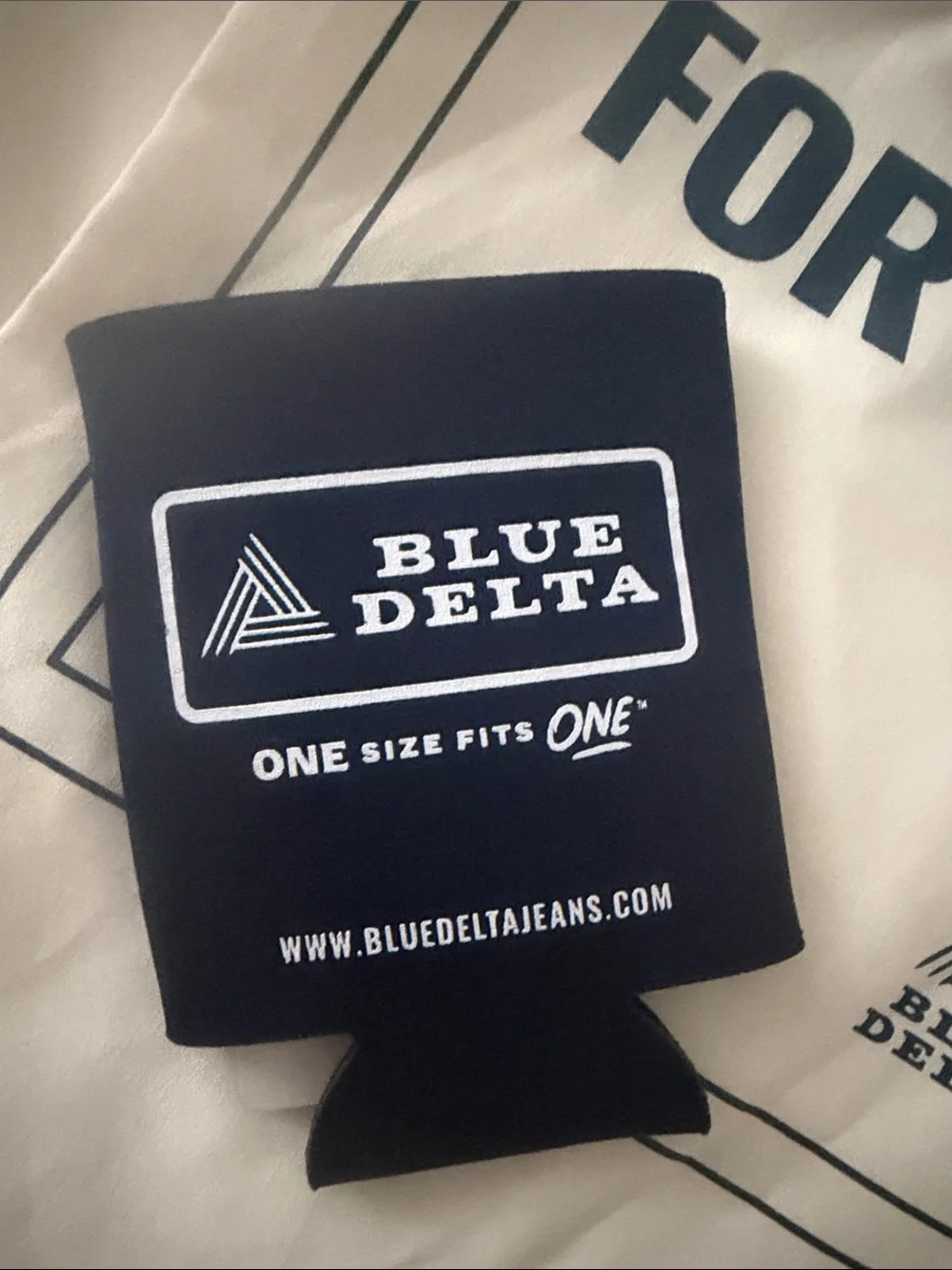 Blue Delta travel tote